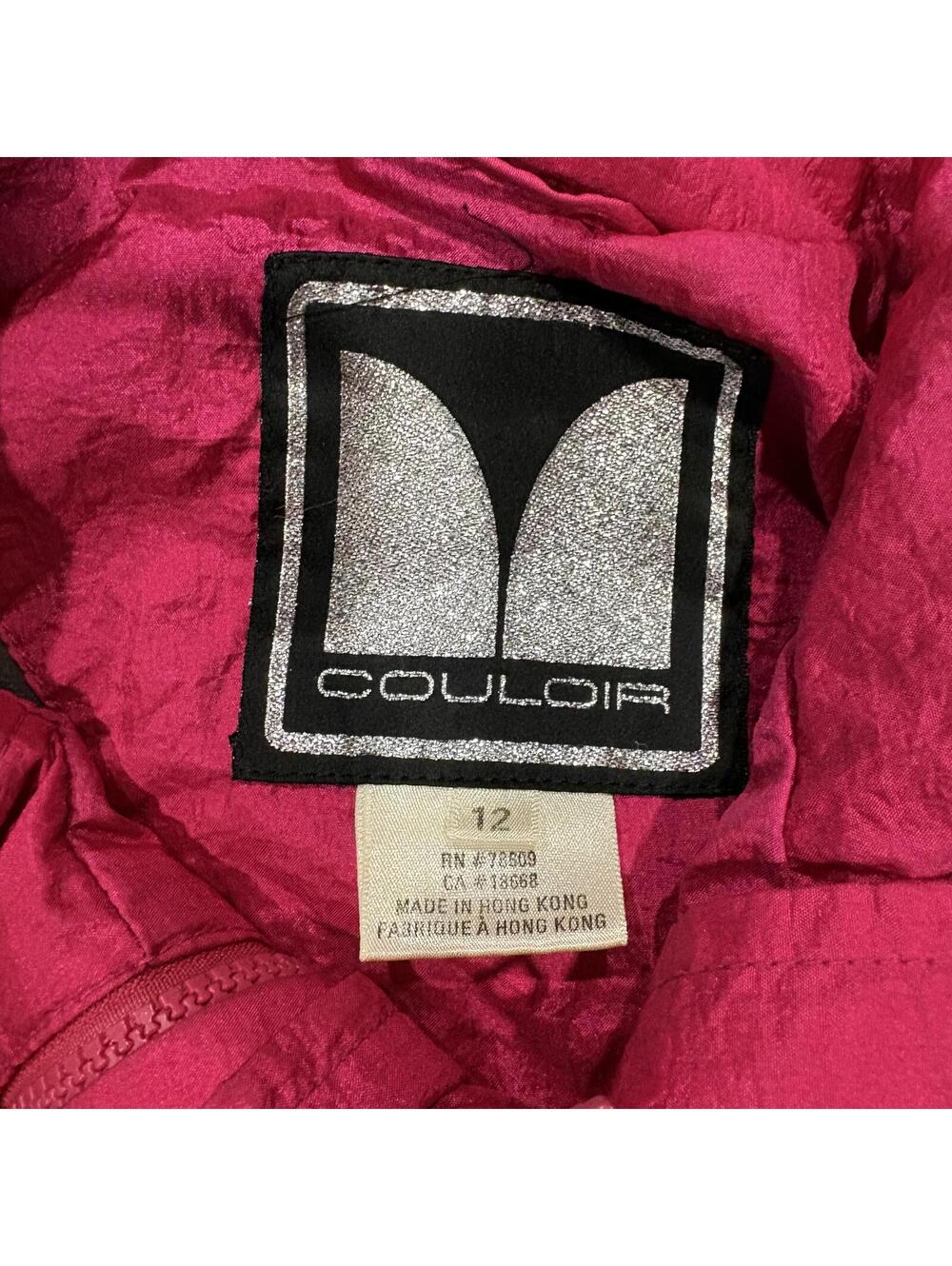Couloir Retro Vintage Colorful Windbreaker Jacket Womens Large Nylon Vintage 90s - Picture 4 of 9